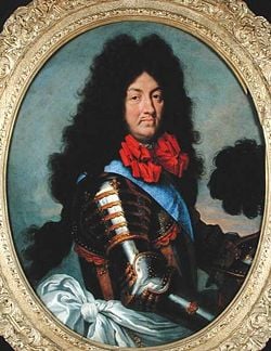 Louis Xiv Was King Of France In The Old Book Encyclopedic