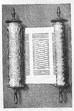 6 Torah Scroll Jewish Hebrew Bible Five Books of Moses Israel Pentateuch  Humash