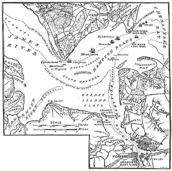 Battle of Hampton Roads New World Encyclopedia