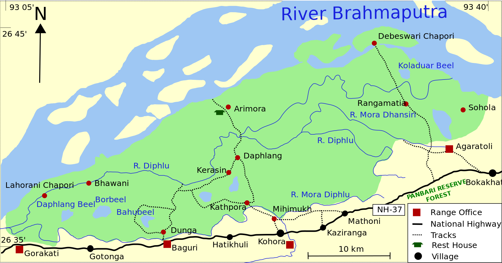 File Kaziranga National Park Map En Mod Svg New World Encyclopedia   1600px Kaziranga National Park Map En Mod.svg 