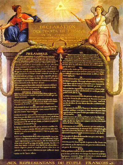 Declaration Of The Rights Of Man And Of The Citizen New World