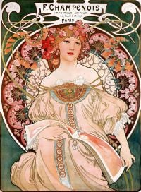 Udholdenhed Rummet svær at tilfredsstille Art Nouveau - New World Encyclopedia