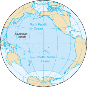 north pacific ocean map with islands