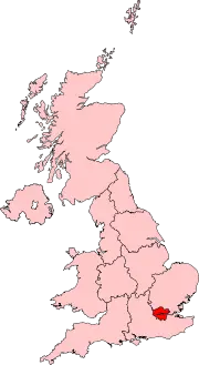 London region in the United Kingdom