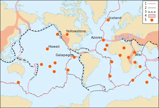 Hotspot (geology) - New World Encyclopedia